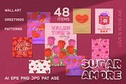 SUGAR AMORE WallArt and Greetings, a Background Graphic by IuliiaSavko (Thumbnail 1 of 11)