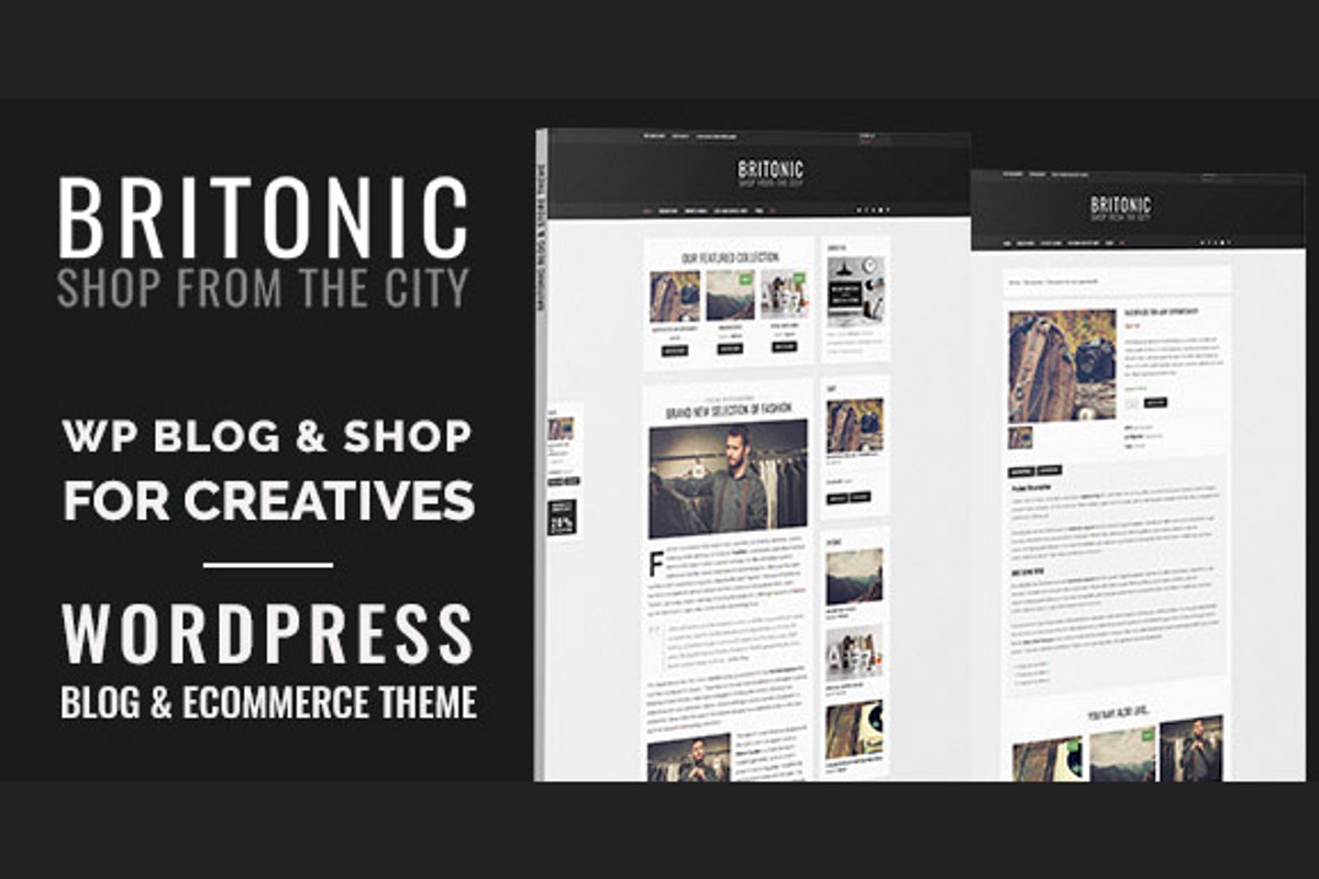 Britonic - Ecommerce Wordpress Theme, a WordPress Template by PremiumCoding (Photo 1 of 2)