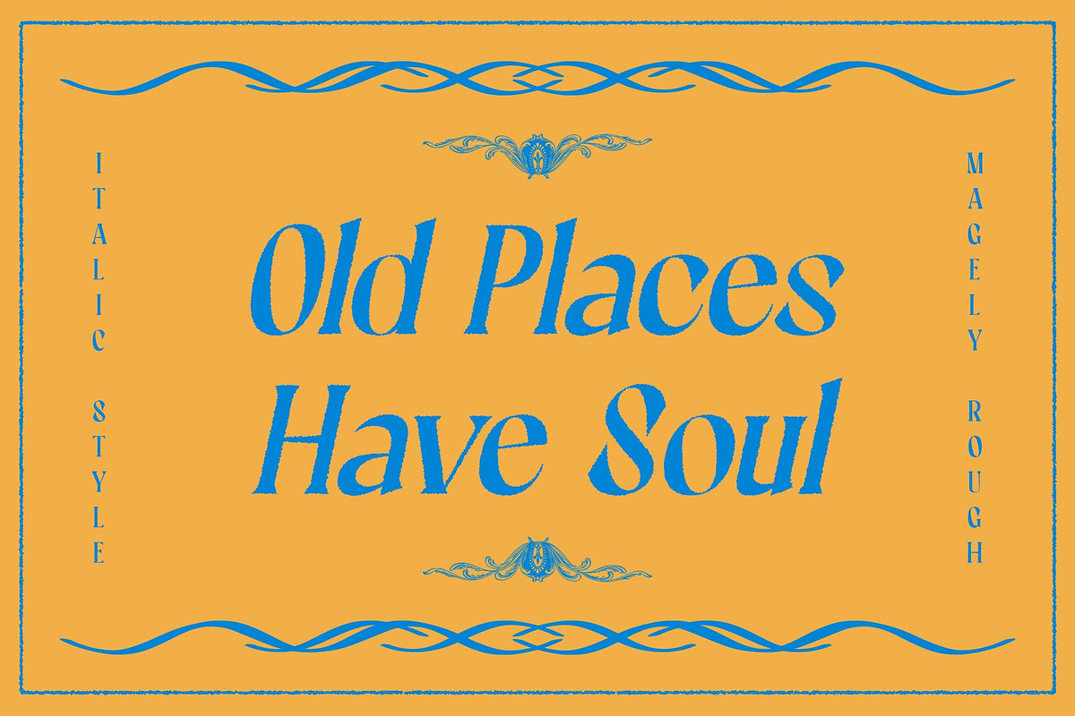 Magely Rough, a Serif Font by Craft Supply Co. (Photo 3 of 8)