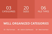 148 Files & Folders Line Icons, an Outline Icon by IconBunny (Thumbnail 3 of 6)