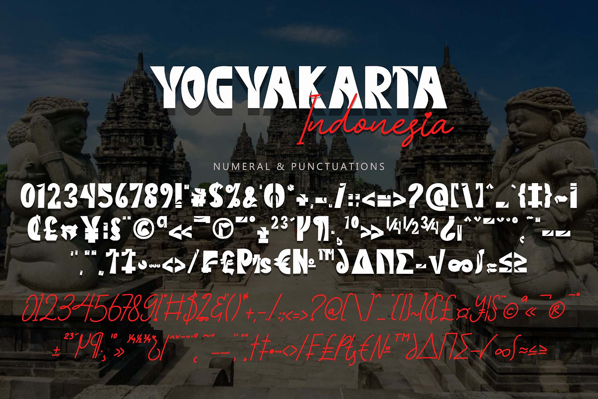 Yogyakarta Indonesia, a Blackletter Font by Yoga Letter (Photo 6 of 8)