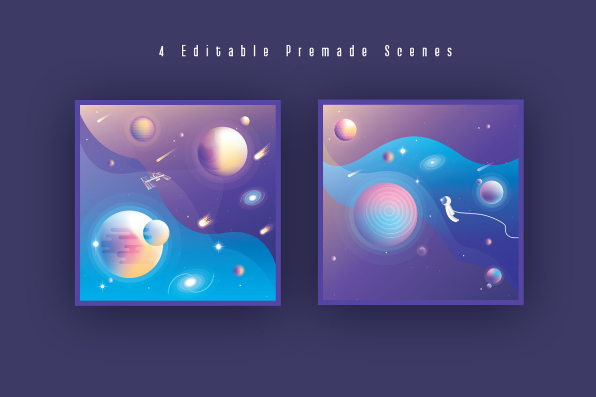 Vibrant Universe Creator, an Illustration by Polar Vectors (Photo 12 of 16)