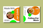 Food Social Media Post Template, a Social Media Template by MightyDesign (Thumbnail 5 of 8)