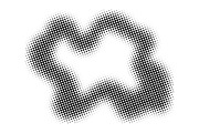 Halftone rounded loop shape dotted, a Decorative Illustration by Design Store (Thumbnail 2 of 3)