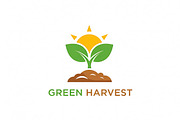 Green Harvest Logo, a Branding & Logo Template by Logocreative (Thumbnail 1 of 2)