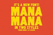 Mana Mana - A Handmade Font, a Sans Serif Font by Komet & Flicker (Thumbnail 1 of 13)
