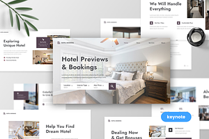 Hotel Booking Keynote Template, a Presentation Template by MtvtdArt