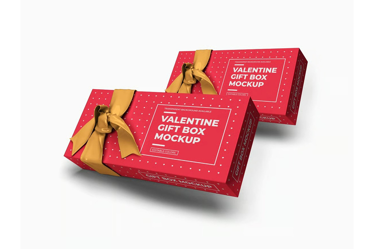 Gift Box Packaging Mockup Template, a Packaging Mockup by DesignRushMarket (Photo 7 of 11)