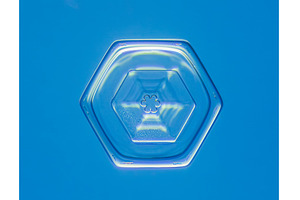 Natural snowflake crystal in blue, a Nature Photo by Lukas Jonaitis SHOP