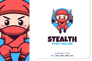Ninja Stealth Logo Design