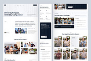 Non-Profit Charity Website UI Figma, an UI Kit Template by peterdraw (Thumbnail 3 of 7)