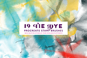 Procreate Tie Dye Stamp Brushes, a Brush Add-On by CC CREATIVE CO (Thumbnail 9 of 10)