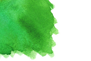 Watercolor Green Spot Backdrop