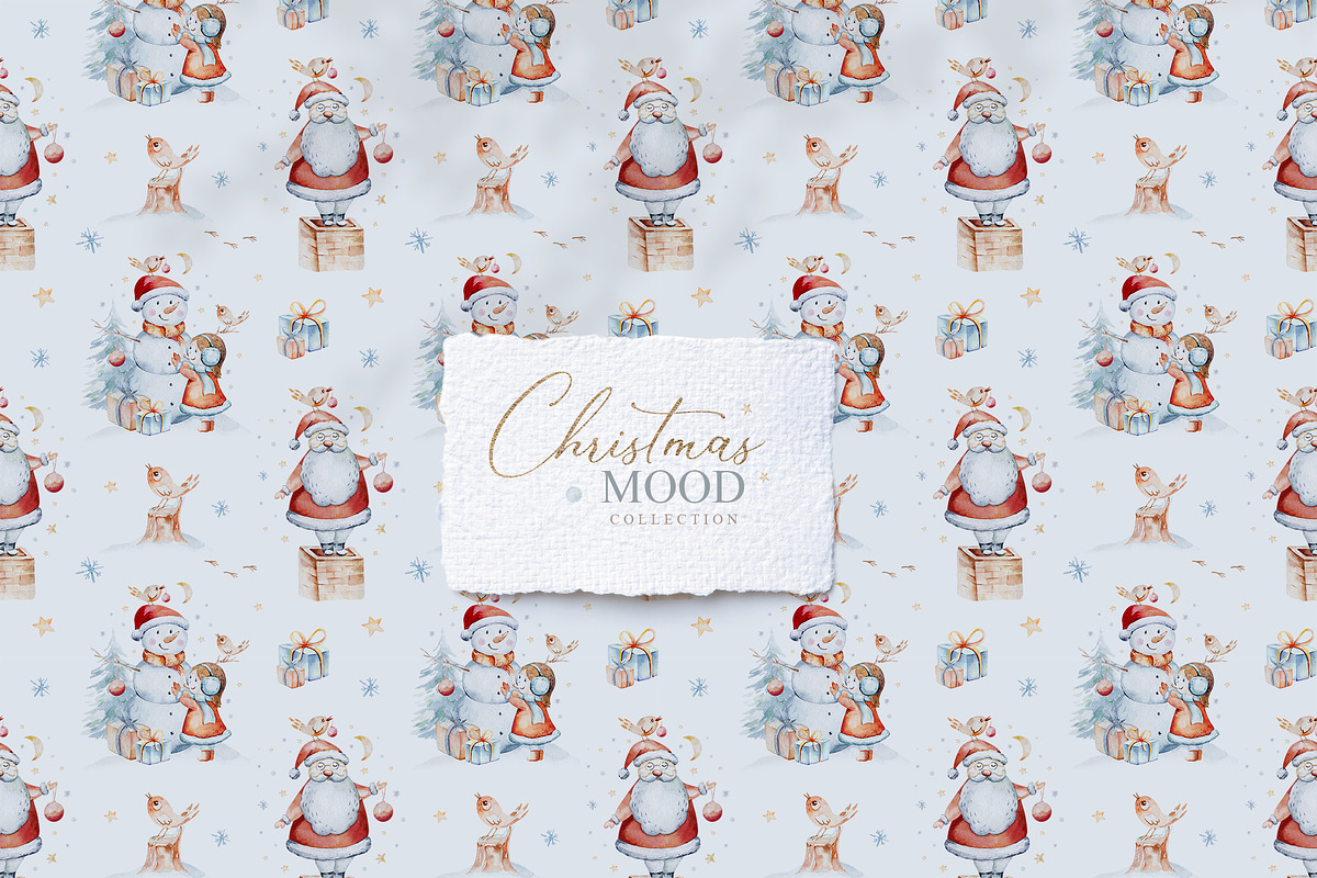70% off Watercolor Christmas Bundle, an Animal Illustration by Peace ART (Photo 24 of 37)