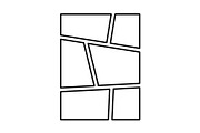 Comic Book Panel Templates, a Background Graphic by Elena Pimukova (Thumbnail 6 of 7)