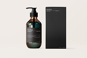 Amber – Glass Soap Bottle Mockup Set, a Packaging Mockup by Zumrod (Thumbnail 4 of 10)