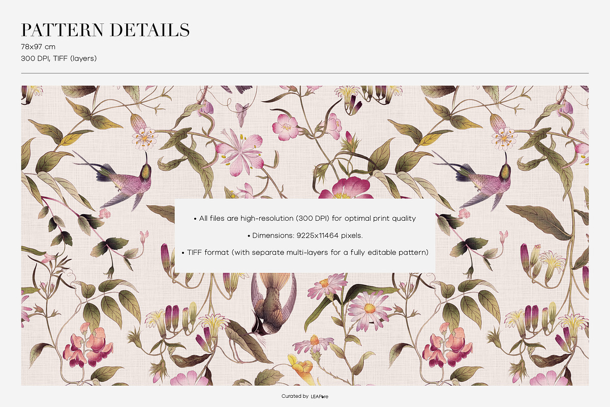 Vintage Botanical Floral Prints, a Pattern Graphic by LEAFure (Photo 3 of 10)