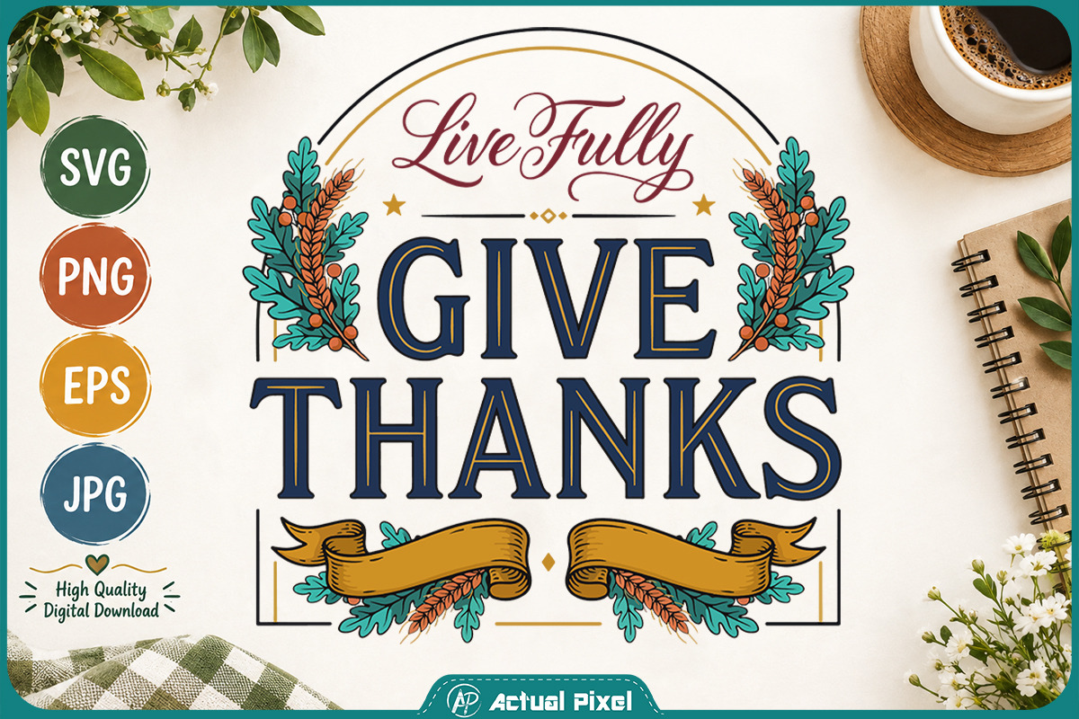 Gratitude Quotes Bundle, a Decorative Illustration by Actual Pixel (Photo 19 of 22)