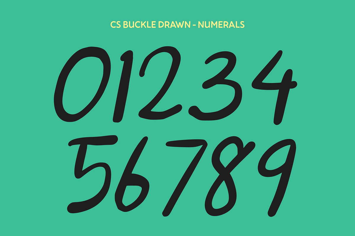 CS Buckle Drawn, a Handwritten Font by Craft Supply Co. (Photo 4 of 8)