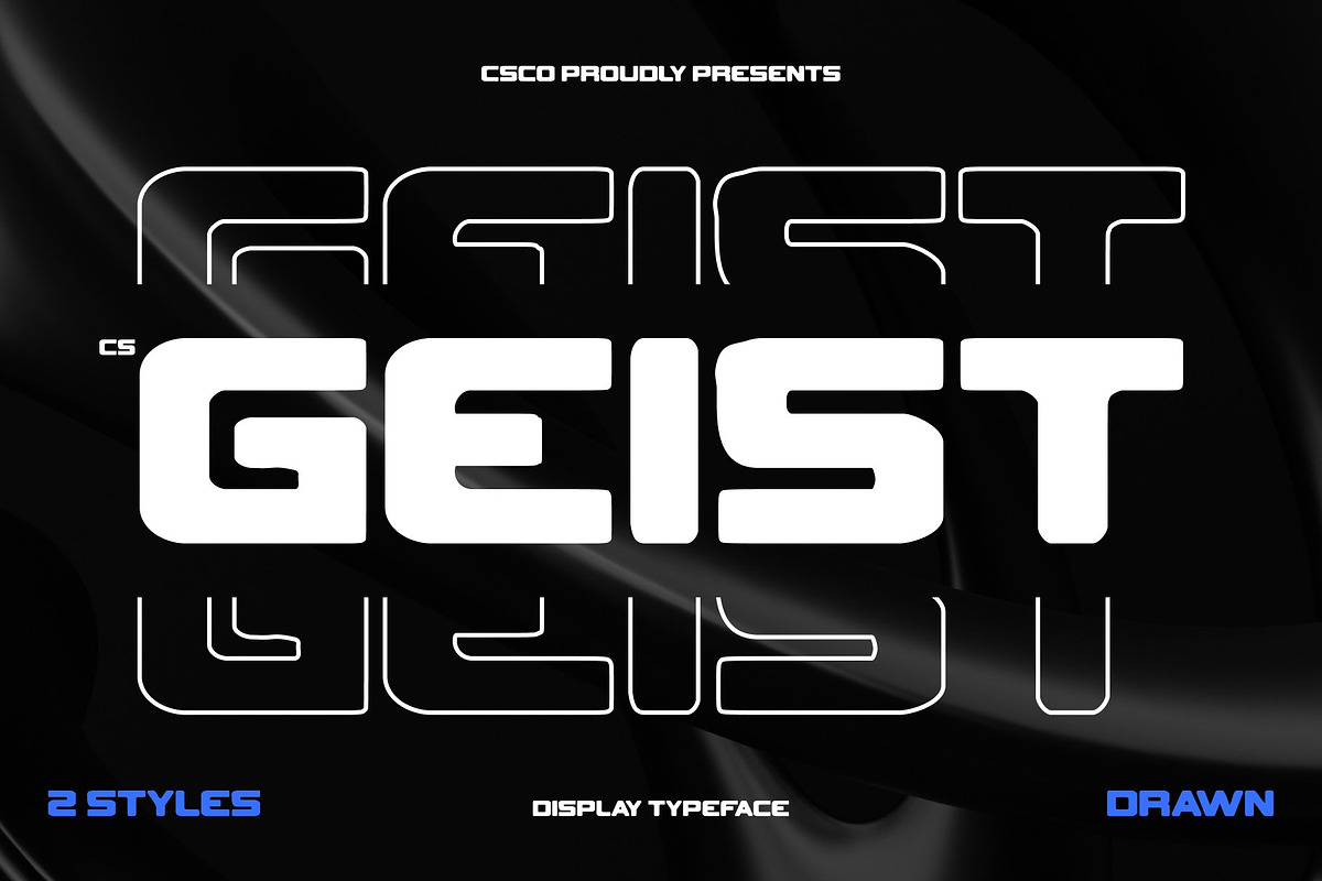 CS Geist Drawn, a Sans Serif Font by Craft Supply Co. (Photo 1 of 8)