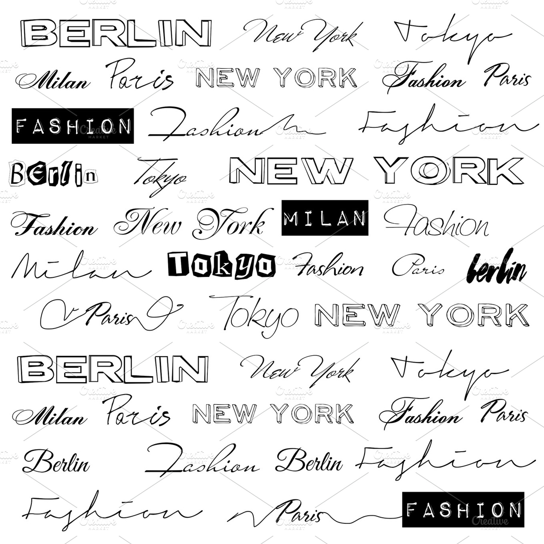 Text city concept, an Abstract Photo by A.Lila