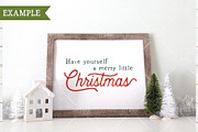 Christmas Frame Mockup 6, a Product Mockup by CatBoneDesign (Thumbnail 2 of 3)