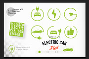 Electric car station icon, an Outline Icon by WalnutBird (Thumbnail 1 of 3)