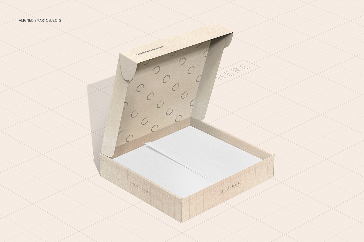 Mailing Box Packaging Mockups, a Merchandise Mockup by shaikerintu (Photo 2 of 12)