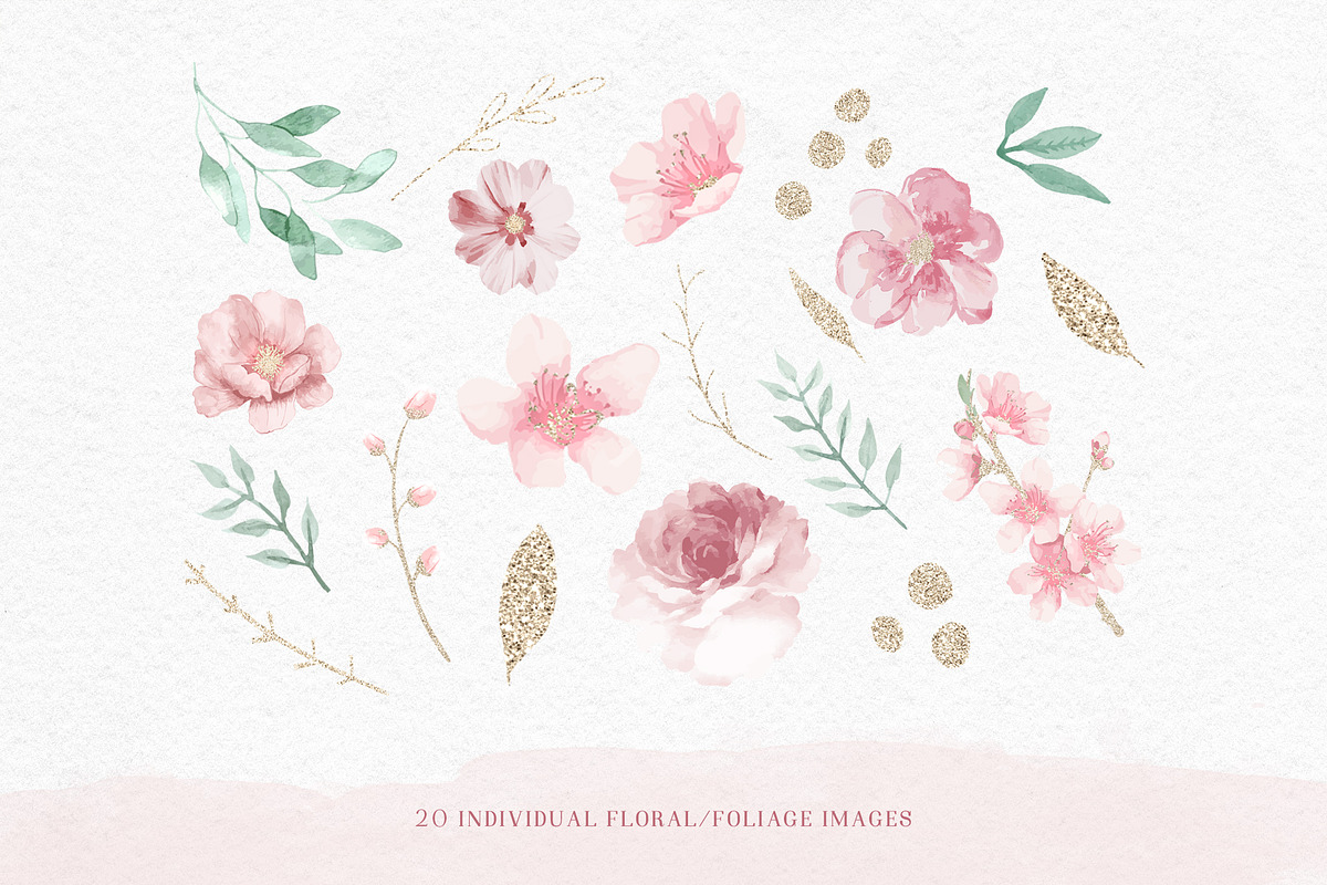 Hand Drawn Floral Graphics Pack, a Decorative Illustration by With Love Ethel (Photo 2 of 6)
