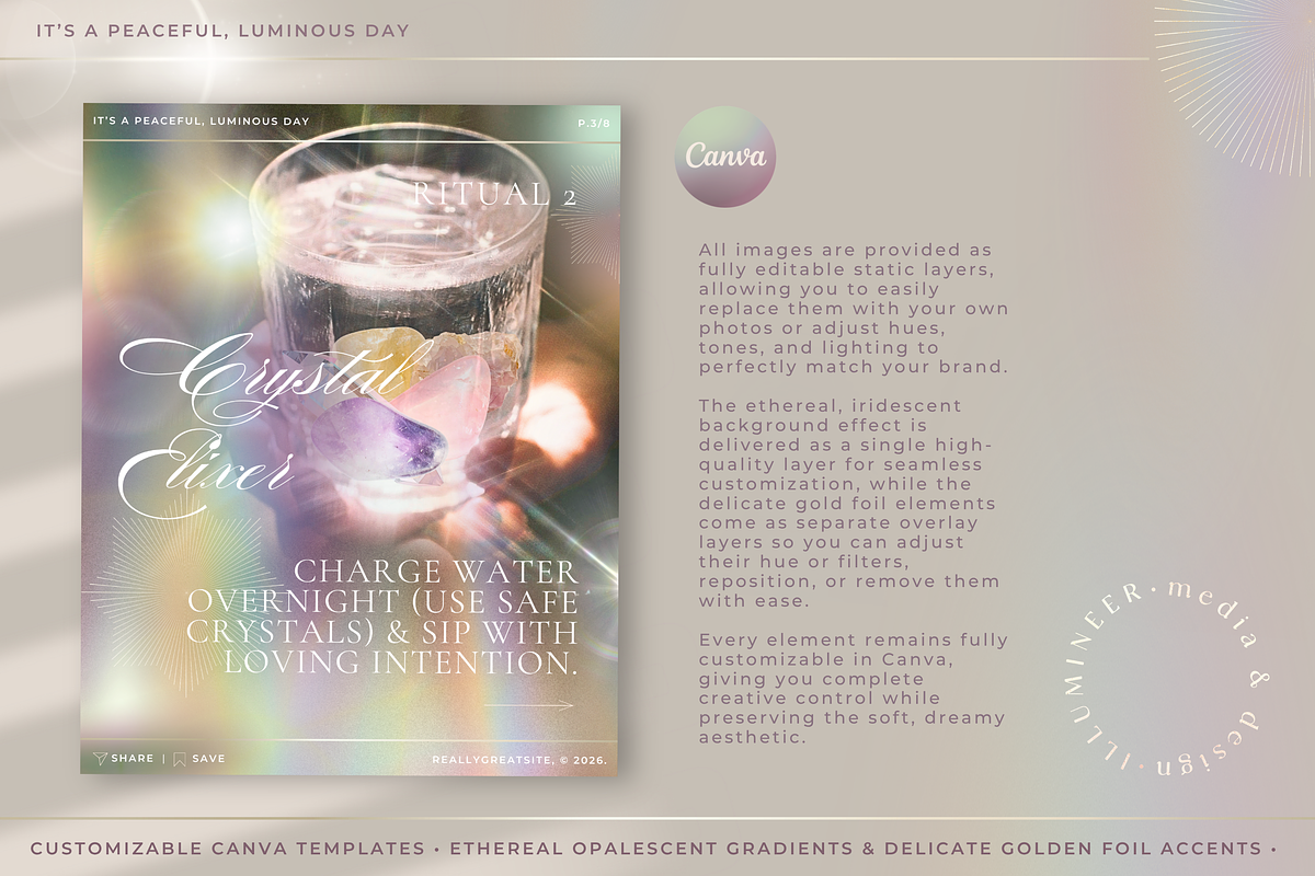 6 Crystal Habits - Canva, a Social Media Template by Illumineer Media & Design (Photo 6 of 8)