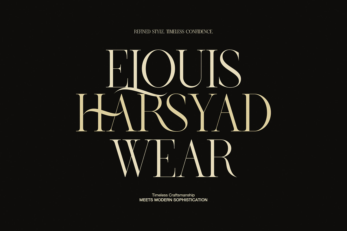 Chater Elegant Luxury Serif Font, a Serif Font by Graphicxell (Photo 2 of 8)