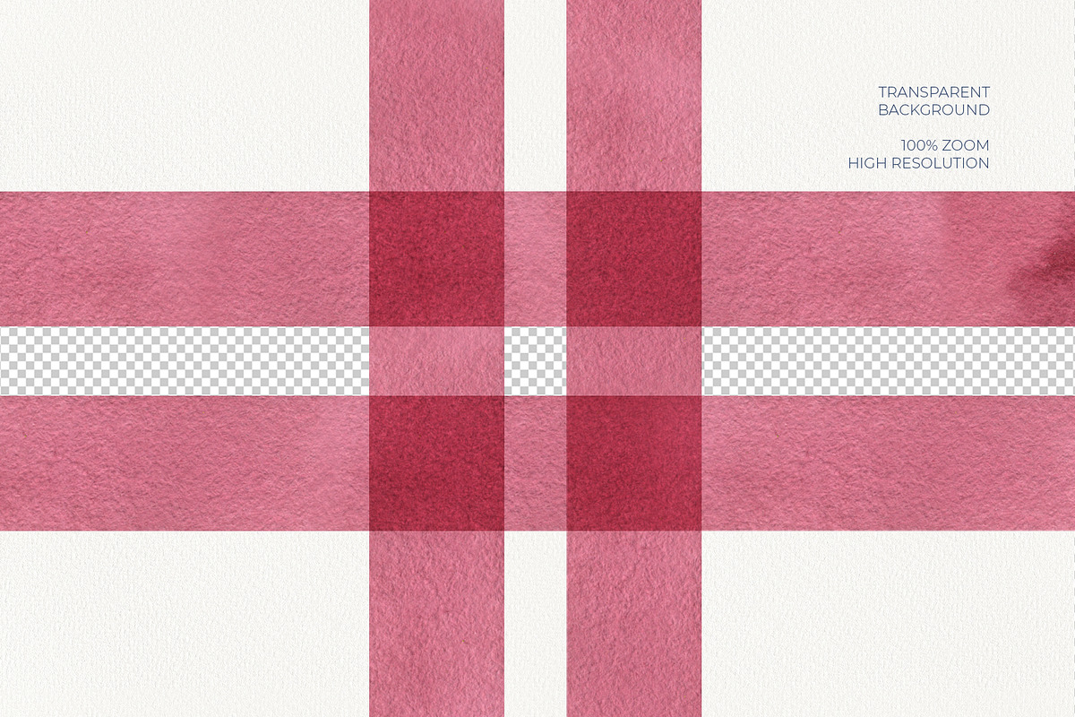Plaid & Stripe Watercolor Patterns, a Texture Illustration by YarovaArt (Photo 4 of 9)