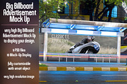 Big Billboard Advertisement Mock Up, an Advertising Mockup by Pixel Place (Thumbnail 1 of 8)