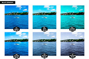 12 Blue Graphy Photoshop Actions, an Action Add-On by Hue Palettte Studio (Thumbnail 3 of 9)