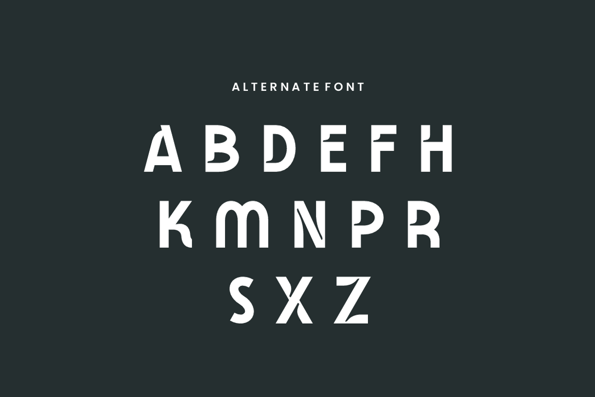 Gagfir - Modern Branding Font, a Sans Serif Font by QR Design Studio (Photo 10 of 16)