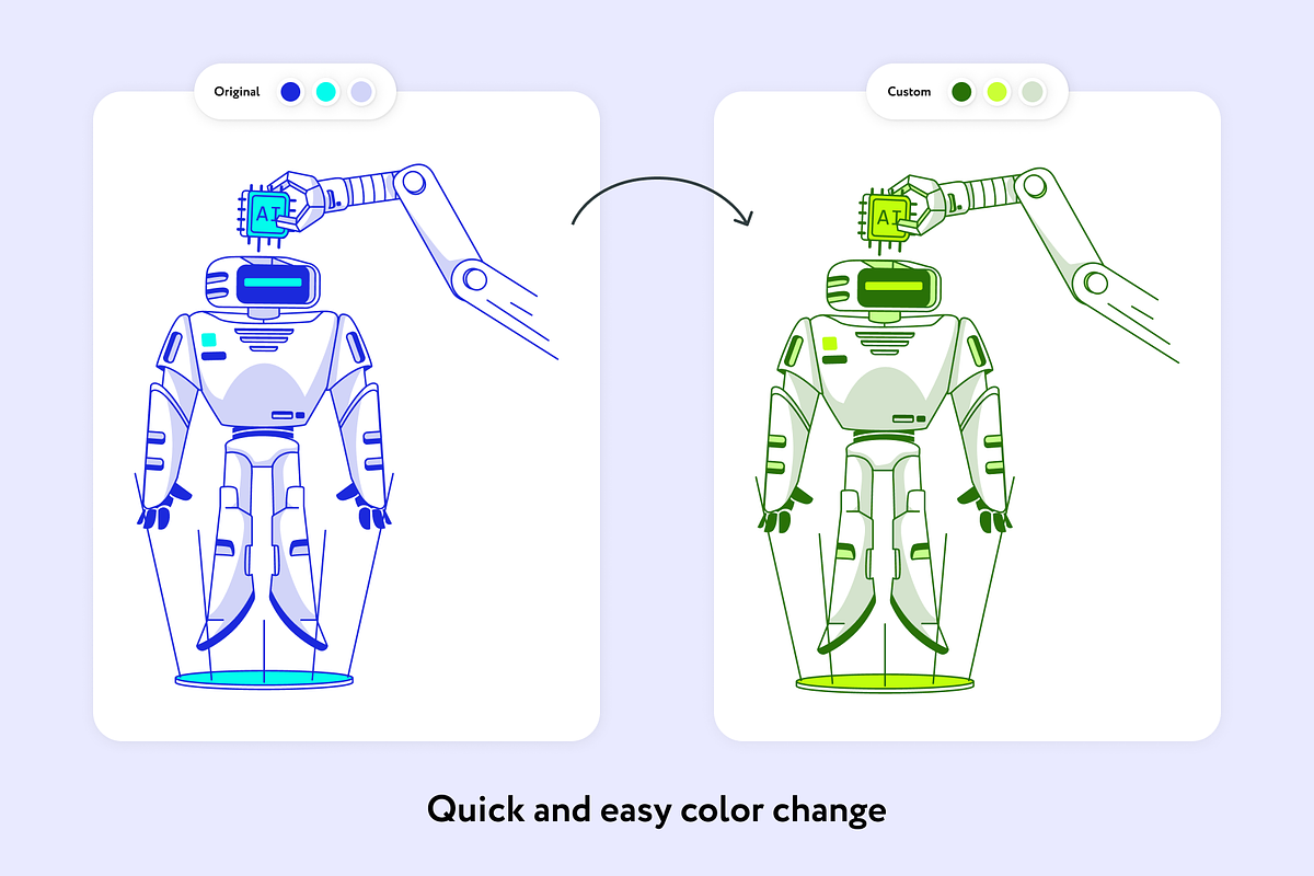 Artin Artificial Intelligence, a Technology Illustration by Welovegraphics (Photo 5 of 7)