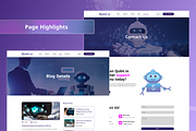 Qubit.io AI Platform Website UI Kit, an UI Kit Template by Uptechies (Thumbnail 3 of 4)