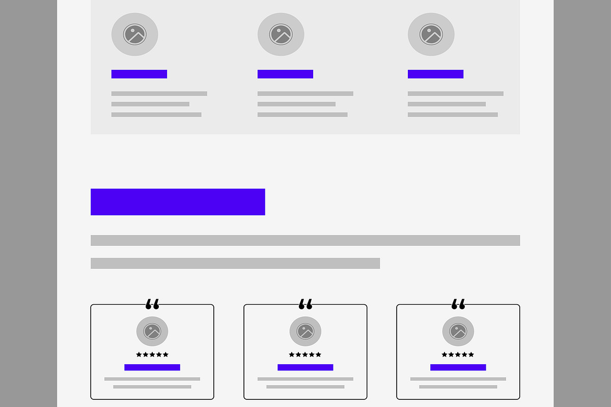 Wireframe Layout for UX Prototyping preview 4