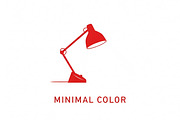 Minimal Red Desk, a Branding & Logo Template by Logocreative (Thumbnail 1 of 2)