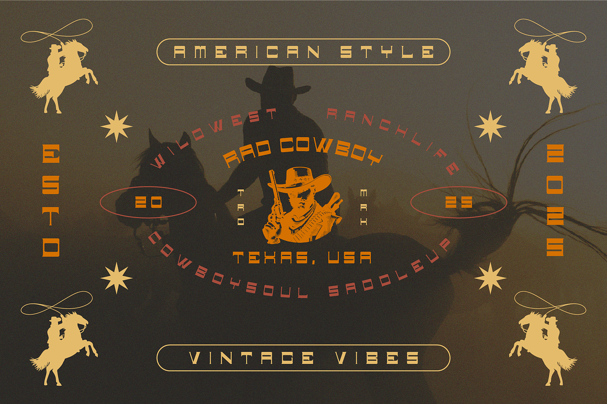 ONDUCTOR - Vintage Display Font, a Handwritten Font by Rightwheels (Photo 8 of 10)