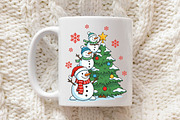 Cute Christmas Snowman Png, an Illustration by Libby Wishes (Thumbnail 5 of 6)