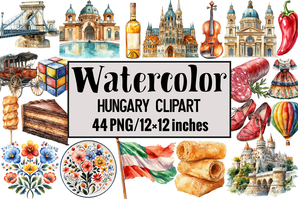 Hungary Clipart, an Illustration by Design Market (Photo 1 of 4)