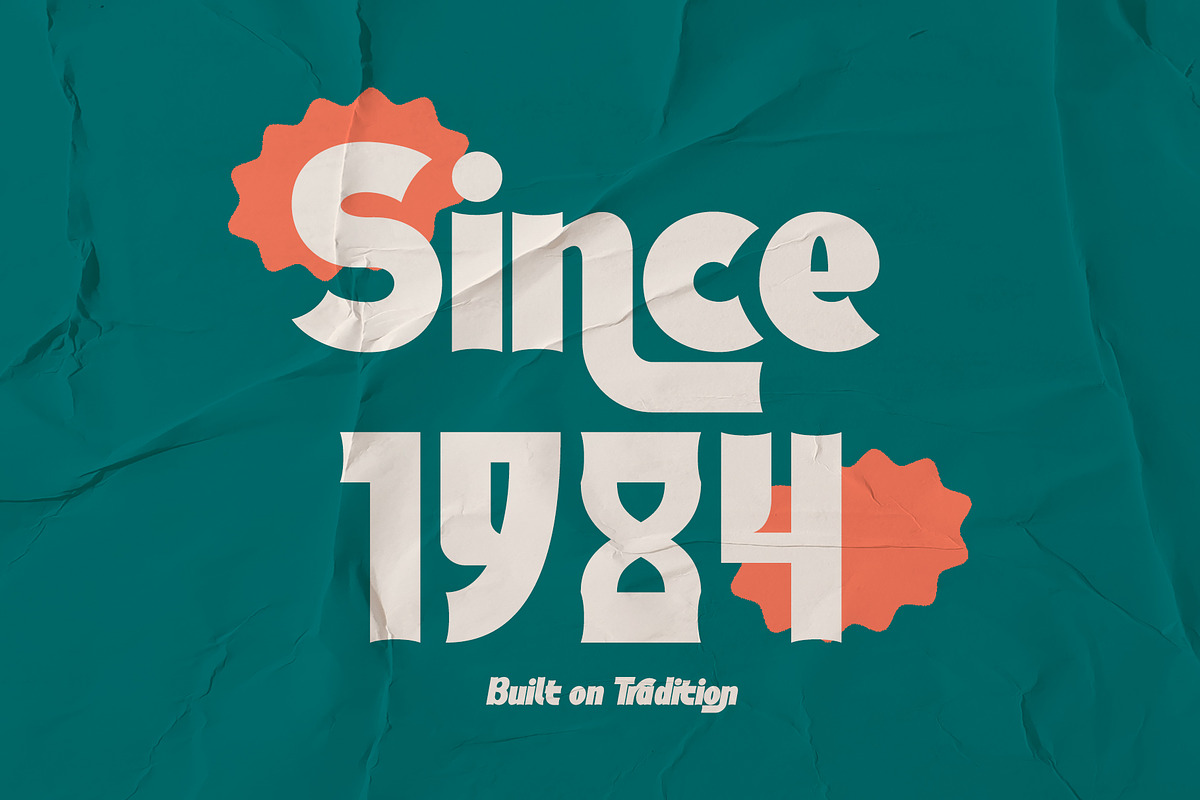 Zentaro - Retro Serif Font, a Sans Serif Font by Letterara (Photo 4 of 14)