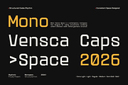 GC Vensca Mono - Modern Monospace, a Sans Serif Font by Glyphonic (Thumbnail 1 of 15)