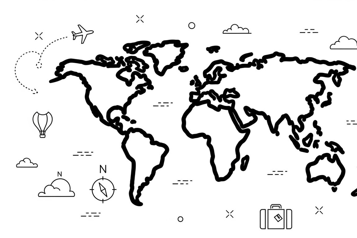 airplane travel silhouettes, an Illustration by Amazin_art (Photo 29 of 31)
