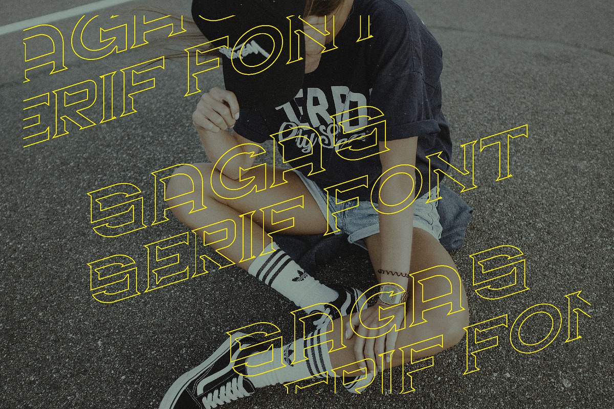 SAGAS - Serif Display Font, a Serif Font by Boril Std (Photo 6 of 14)