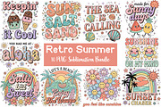 Retro Summer PNG Sublimation Bundle, a Seasonal Illustration by CraftArtStudio (Thumbnail 1 of 4)