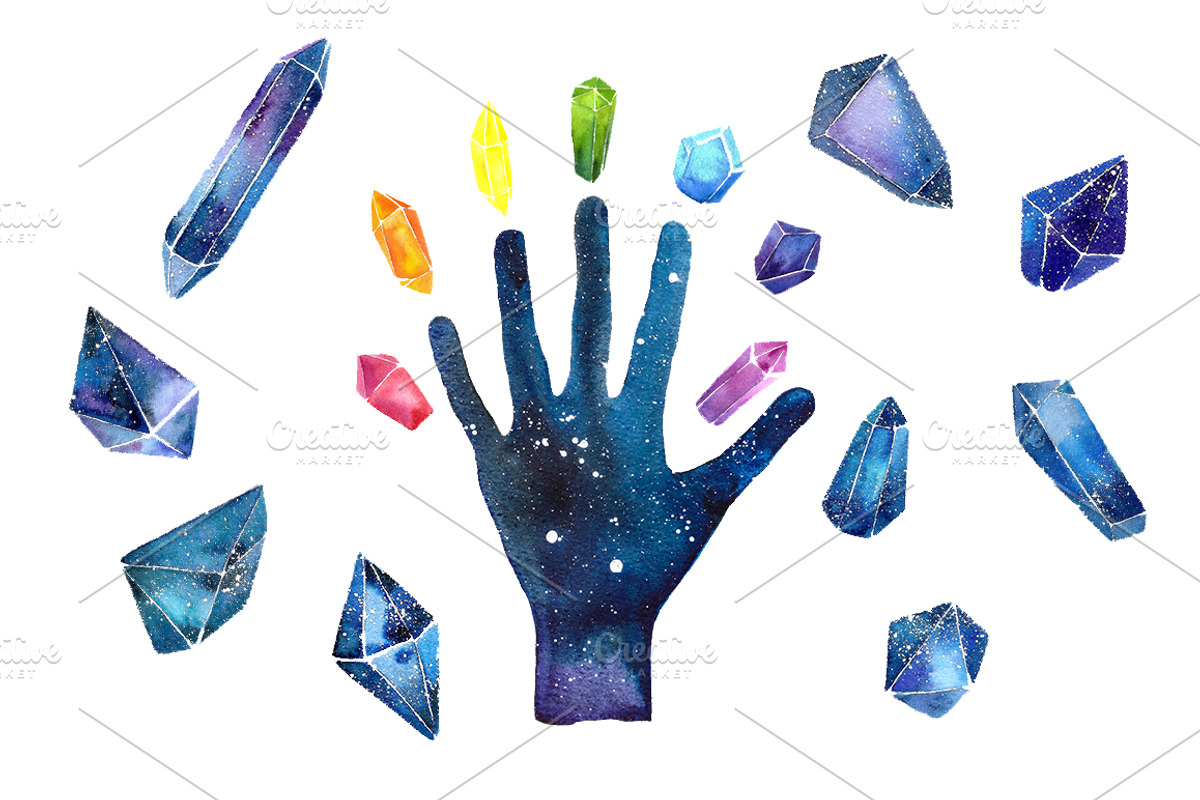 healing CRYSTALS, a Graphic by DigitalDream (Photo 2 of 4)