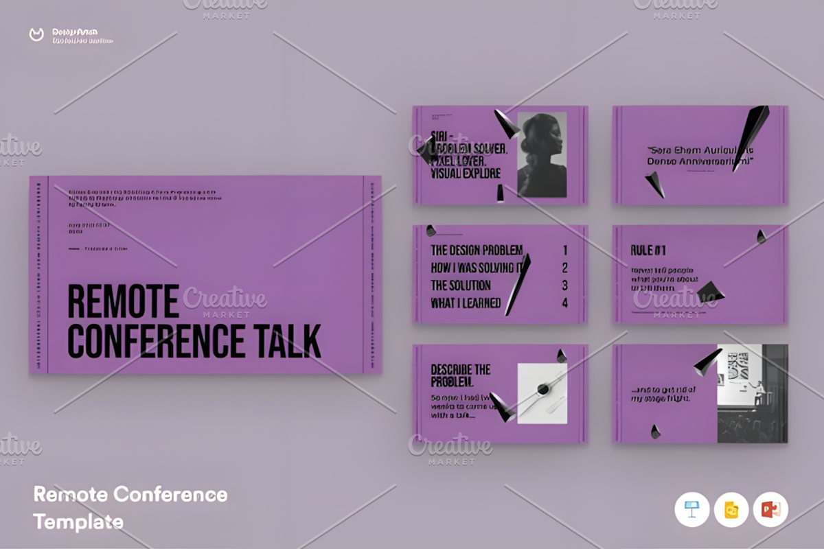 Remote Template Design Keynote, a Presentation Template by Ink Gallery (Photo 2 of 8)