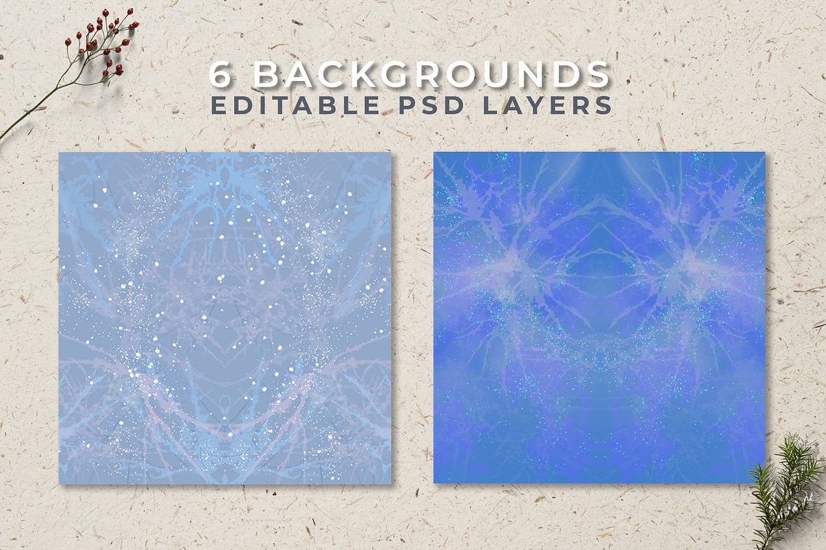 Nordic Winter Backgrounds, a Pattern Graphic by The Gypsy Goddess (Photo 8 of 10)